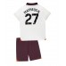 Manchester City Matheus Nunes #27 Replika Babykläder Borta matchkläder barn 2023-24 Korta ärmar (+ Korta byxor)